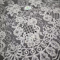 Kain Lace Chantilly Putih Afrika Berkualitas Tinggi dengan Payet dan Manik-Manik, Gaya Baru Bordir Mewah, Lace Pengantin Prancis Berhias Manik-Manik