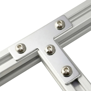 L /T/I/chéo hình bên ngoài kết nối góc tấm góc Brace phẳng góc khung cho 2020 loạt khung nhôm - Product Image 2