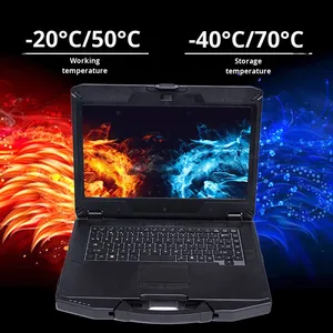 Xách tay 14-inch máy tính xách tay công nghiệp cho công việc ngoài trời nhiệt độ rộng Rugged máy tính xách tay với <span class=keywords><strong>Linux</strong></span> nhúng máy tính trong kho - Product Image 4