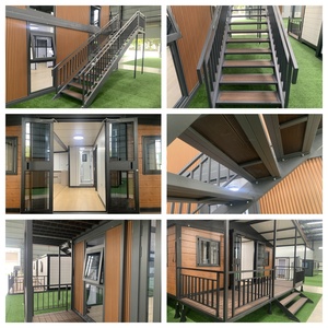 Maison extensible à double aile 20'40' de type usine, Villa préfabriquée moderne avec salle de bain et cuisine, Assemblage rapide en 30 minutes, Annexe - Product Image 4