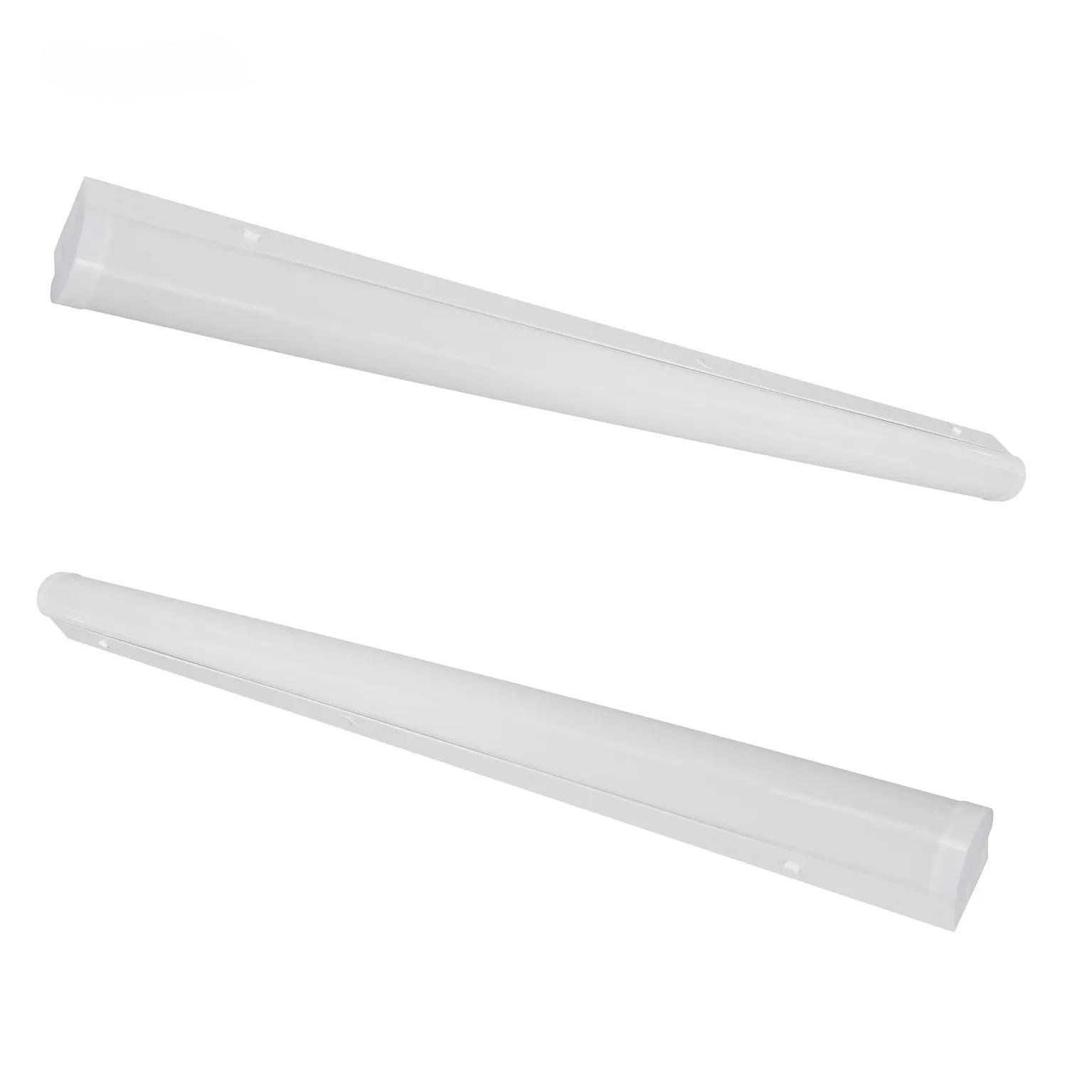 2ft 4ft 8ft ETL Certified LED Linear Lighting Industrial Hanging Batten Light 3Power&3CCT Ceiling Strip Aluminum for Warehouse