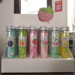 Wholesale Portable Outdoor <b>Hand</b> <b>Washing</b> Soap Tablets, Travel-Friendly Disposable Flower Paper with Plastic Bottle - Product Image 3