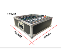 GAX-MK280 Console de mixage audio verte, récepteurs et amplificateurs, console de mixage portable, haute qualité, 8 canaux, 16 types d'effets numériques ECHO DJ