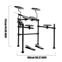 PDX100 Professional Electronic Drum Set Customizable Hand Percussion Musical Instrument