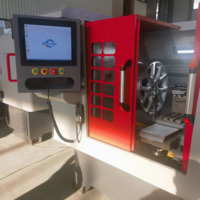 Gookii - Torno CNC Automático para Llantas de Aleación con Corte de Diamante, Certificado por CE, para Reparación de Llantas de Vehículos