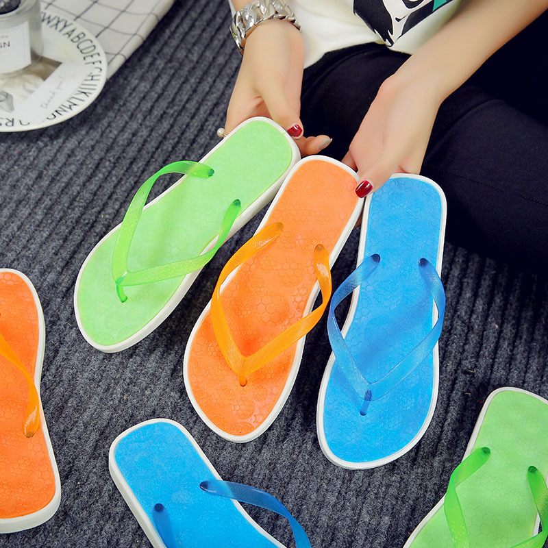 Summer Slippers Women Indoor Foot Massage Flip Flops Beach Non-Slip Ladies Sandals