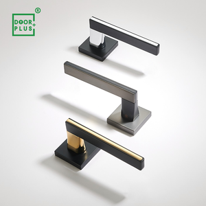 Doorplus, manija de <span class=keywords><strong>puerta</strong></span> <span class=keywords><strong>Exterior</strong></span> DE PRIVACIDAD Popular moderna, manija de <span class=keywords><strong>puerta</strong></span> de tracción dorada y negra, manija de <span class=keywords><strong>puerta</strong></span> Interior con cerradura para Baño - Product Image 2
