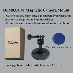 Usine professionnelle conception personnalisée CNC technologie support d'aimant en alliage d'aluminium Flexible pour caméras GoPro accessoires de caméra - Product Image 3