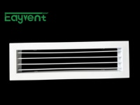 Grille à lamelles monocouche OEM ODM, aérateur réglable personnalisé en aluminium et acier pour la vente en gros mondiale et l'approvisionnement en ingénierie du CVC