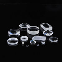 Lentille biconvexe en verre de quartz BK7 K9 personnalisée en usine petite lentille de mise au point sphérique optique Double convexe avec revêtement ar revêtement AR