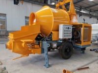 Mélangeur de béton Mobile Diesel, à auto-chargement, avec pompe, meilleure vente d'usine