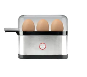 2024 Hot Sale Mini Electrical 350W Egg Cooker Machine Stainless Steel Breakfast Food Heating 3 Eggs Capacity Egg Boiler For Home