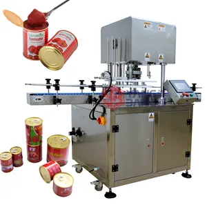 Automatic Tomato Sauce Cans Sealing Machine Seaming Machine For Packing Production Line
