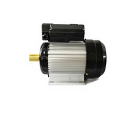 Moteur électrique AC monophasé 1,5 kW 220 V 2 CV 50 Hz à double condensateur, boîtier en aluminium, pour compresseur d'air - Vente chaude