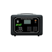 Batterie externe LiFePo4 mini ESG légère et durable 600W 500Wh, stockage d'énergie, lumière LED, BMS, solaire portable