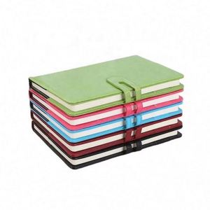 A5 <b>Spiral</b> <b>Bound</b> PU Leather Silk Screen Printed Business Custom Student Composition <b>Notebook</b> - Product Image 1