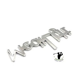 Étiquette métallique personnalisée OEM ODM, plaque alphabétique en laiton plaqué or, emblème, achat en gros, fabricant chinois, expédition rapide - Product Image 6