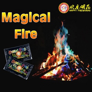Camping hoguera fiesta boda cambio colorido llama de fuego mágico precio de fábrica - Product Image 1