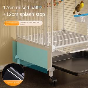 Gabbia per Uccelli Xuanfeng Peony Luxury Villa, in Metallo Solido, Nuova Gabbia Speciale per Piccoli Pappagalli e Storni, Ecologica - Product Image 4