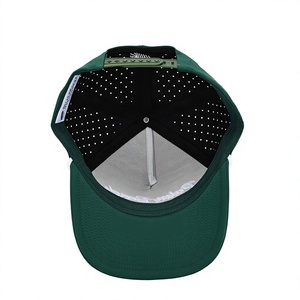 Custom Embroidery Golf Cap 5-Panel Sports <b>Hat</b> with Curved Brim and Rope Headwear <b>Waterproof</b> Fabric Baseball Cap - Product Image 5