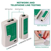Kit de mantenimiento de reparación de cable portátil profesional 8 en 1 Juego de herramientas de red Incluye estuche OEM
