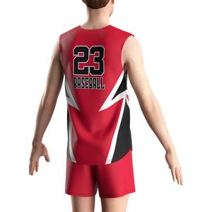 Maillots de baseball personnalisés en maille sans manches de haute qualité ODM Hip-Hop Japan Team unisexes pour hommes - Product Image 6