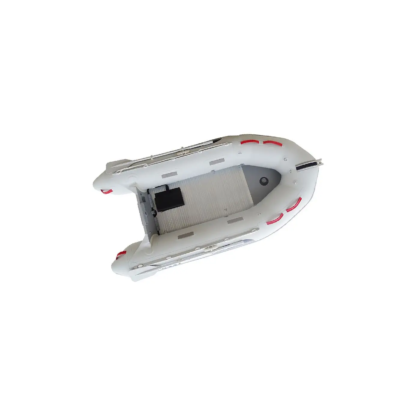Barco inflable de goma para rescate de agua, 380x175cm, 7 personas, con suelo de aluminio
