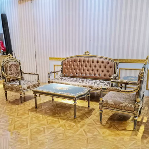 OE-FASHION di lusso classico <span class=keywords><strong>barocco</strong></span> soggiorno mobili divano stile rococò intagli fatti a mano divano set mobili - Product Image 6