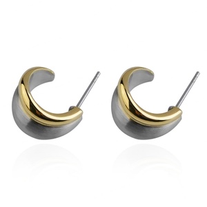Boucles d'oreilles clous pour femmes, design de créateur, en acier inoxydable, fournisseur de bijoux, fabrication de boucles d'oreilles - Product Image 6