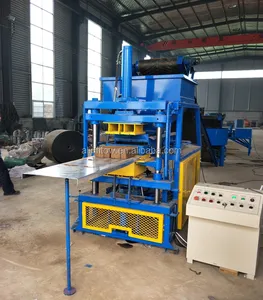 Automatische Hydraulische In Elkaar Grijpende Machine Voor Het Maken Van Holle Blokken Van Klei In Kleine Fabriek In India