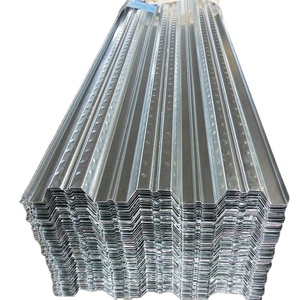 Cubierta de suelo de acero corrugado, material de construcción galvanizado tipo V750, 0,8-1,2mm