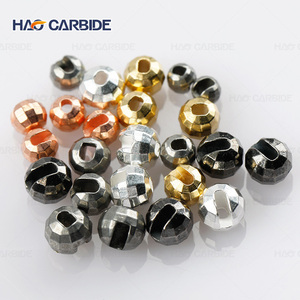 Tête de perles fendue Disco à facettes en gros pour <span class=keywords><strong>nymphe</strong></span> Streamer Bugs pêche à la mouche matériaux de fixation plombs de pêche - Product Image 1