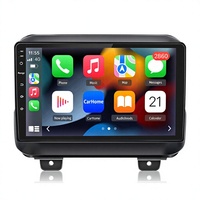 Autoradio 9 pouces 4G LTE sans fil CarPlay Android Auto pour JEEP Wrangler JL 2018-2021 GPS BT DSP RDS FM
