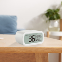HAPTIME PM2.5 Tragbarer Intelligenter Luftdetektor Mini Empfindlicher Luftqualitätsmonitor LED-Bildschirm PM 2.5 für Zuhause und Büro