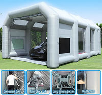 Cabine de peinture gonflable PVC/Oxford bon marché avec ventilateur pour voiture ou moto