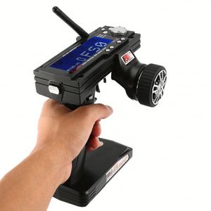 Sistema de Radio RC FlySky FS-GT3B+GR3B 2.4G 3CH, Transmisor de Plástico con Receptor para Auto y Barco RC - Product Image 2