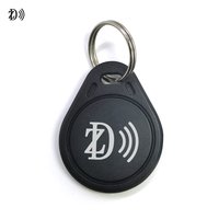 LOGO personnalisé durable 13.56MHz NTAG 215 étiquette de clé ABS RFID de proximité pour le contrôle d'accès