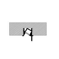 Profilé en aluminium de haute qualité pour bande LED, en alliage 6063 6061, à bords carrés, pour éclairage encastré, vente en gros