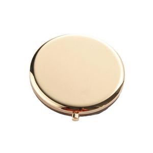 Portable Round Folded <b>Compact</b> <b>Mirrors</b> Rose Gold Silver Pocket <b>Mirror</b> Making up for Personalized Holiday Mother's Day Gift - Product Image 2