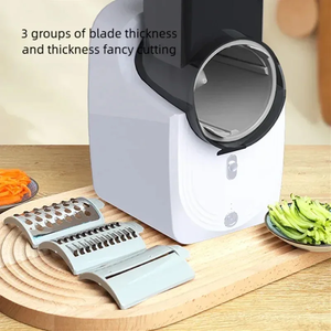 Coupe-légumes multifonctionnel électrique pour la cuisine domestique, trancheuse et hachoir à légumes automatique - Product Image 2