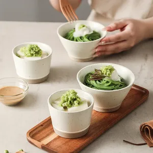 Tazón de Cerámica Japonés Retro, Tazón Creativo para Arroz, Tazón Pequeño para Postre, Vajilla de Cerámica, Tazón para Sopa - Product Image 5