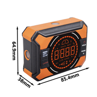 Niveau numérique LED de qualité industrielle EOUTIL, lasers horizontaux et verticaux, jauge d'angle de marquage DL905, matériau PC/ABS, garantie 1 an