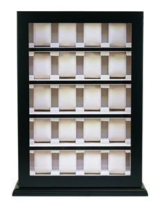 Tủ trưng bày đồng hồ bằng gỗ 20 ngăn có đèn LED, in logo tùy chỉnh - Product Image 6