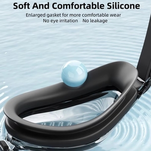 Wholesale 0-180 Degree Myopia <strong>Goggles</strong> <strong>Swimming</strong> <strong>Goggles</strong> With Plated Lenses Transparent Silicone Gasket For Girls - Product Image 3