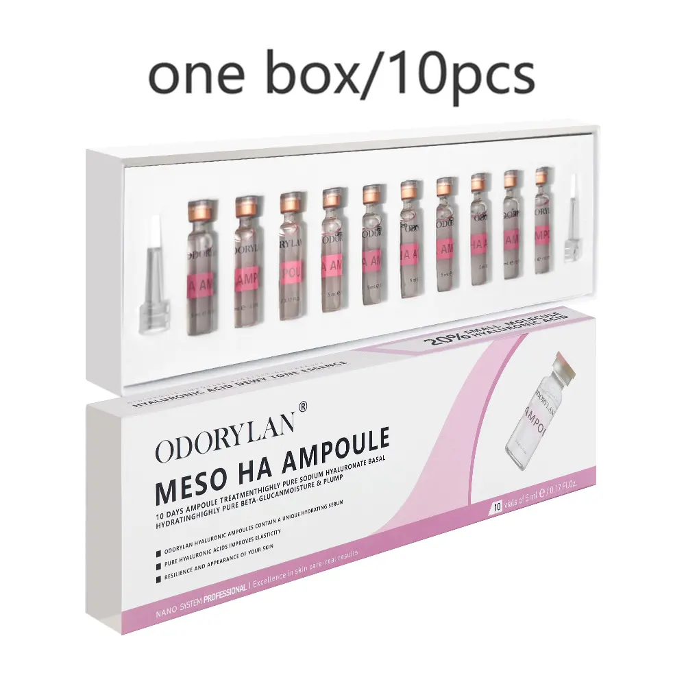 Cosmétique coréen d acide hyaluronique 5ml * 10 flacons Volume acide hyaluronique mésothérapie éclaircissant Anti-âge pour le visage