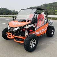 Kart à moteur électrique et essence 200CC, version sport, 4 roues, moto tout-terrain, kart adulte 2 places, kart à essence 4 temps