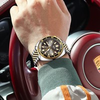 Montre Poedagar 682 de haute qualité pour homme, avec lunette rotative, en acier inoxydable, calendrier, mouvement à quartz, prix de gros usine