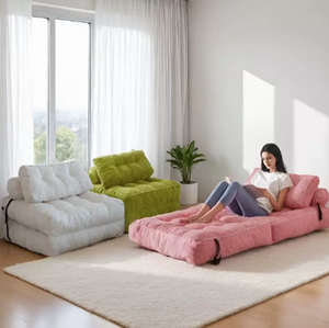 Canapé-<span class=keywords><strong>lit</strong></span> pliable moderne et durable pour petits appartements, design double usage offrant une assise confortable et une zone de <span class=keywords><strong>couchage</strong></span> spacieuse - Product Image 5