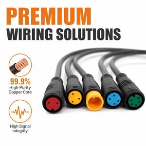 Konektor Kabel Harness Motor E-bike OED/ODM, Pengontrol Sepeda Listrik, 2/3/4/5/6/7/8/9 Pin, Tahan Air, dengan Sertifikasi CE - Product Image 2