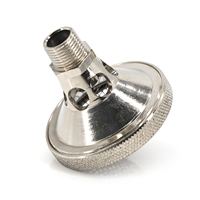 Buse en maille de fil d'acier inoxydable PT, 1/2" 3/4" Arroseur incendie à aspiration d'air et d'eau double usage pour système de déversement, SUS304